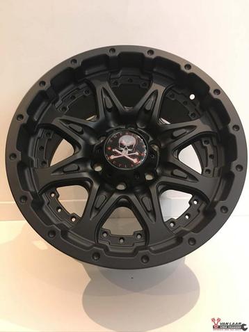 Set wielen / velgen Ford F-150 mat zwart 17 inch