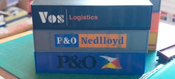 H0LK 40FT CONTAINERS 1/87 beschikbaar voor biedingen