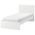 Ikea Malm wit eenpersoonsbed frame + lattenbodem, Ophalen, Verstelbaar, 90 cm, Eenpersoons