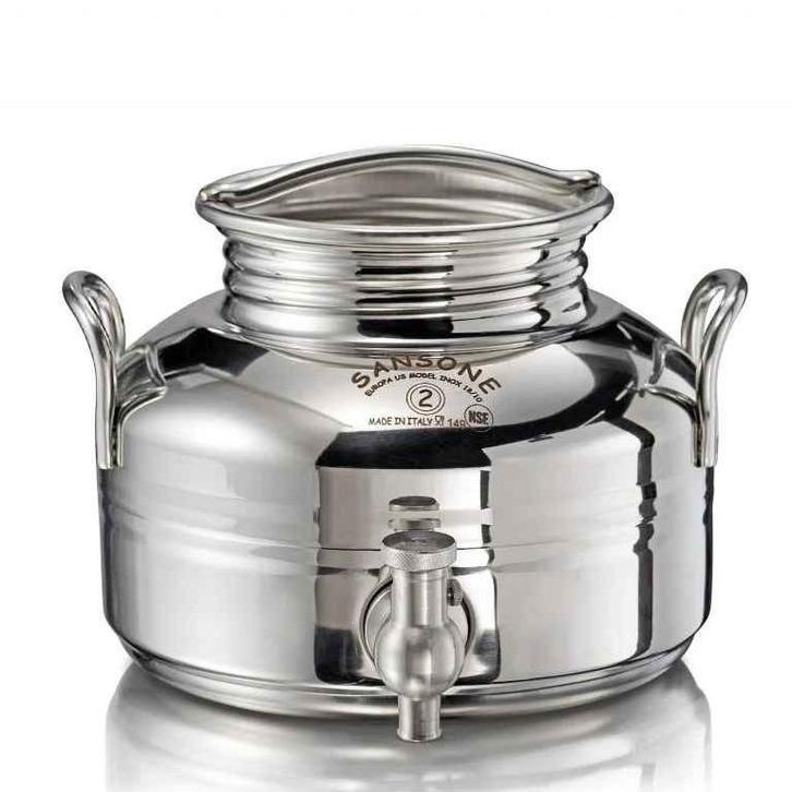 Olijfolie vaten roestvrijstaal  5 - 100 Liter,  IT design, Huis en Inrichting, Keuken | Potten en Pannen, Nieuw, Inox, Ophalen of Verzenden