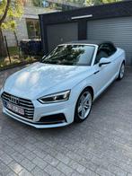 Audi A5 cabrio 3x S line full option wit, Auto's, 4 zetels, 4 cilinders, Cabriolet, Wit