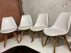Eetkamerstoelen 4 stuks, Bois, Enlèvement, Utilisé, Blanc