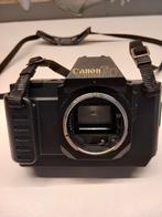 Canon T80 with AC 50 MM lens 1:1.8 + zoom lens 75-210 MM + f, Audio, Tv en Foto, Fotocamera's Analoog, Canon, Zo goed als nieuw