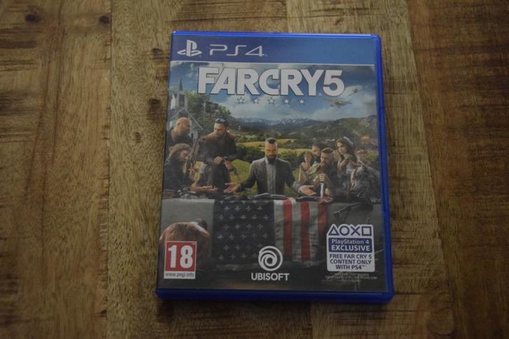 Playstation 4 game Farcry 5, Games en Spelcomputers, Games | Sony PlayStation 4, Zo goed als nieuw, Avontuur en Actie, 1 speler