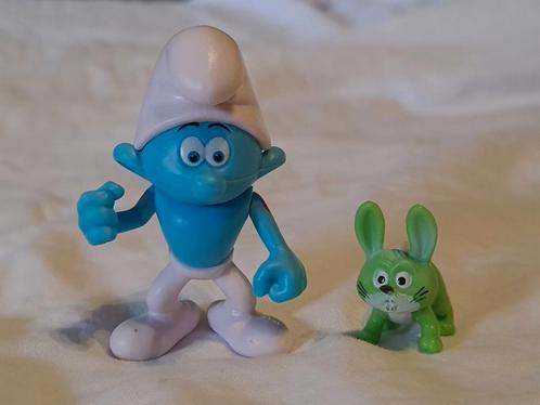 Figurine Schtroumpf Costaud, Verzamelen, Smurfen, Zo goed als nieuw, Poppetje, Figuurtje of Knuffel, Potige Smurf, Ophalen of Verzenden