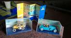 2 miniatuur auto's van Kuifje, Overige merken, Ophalen of Verzenden, Zo goed als nieuw, Auto