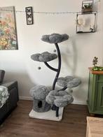 Katten Krabpaal Bloemen Grijs Teddy 175cm, Ophalen of Verzenden, Nieuw, Krabpaal