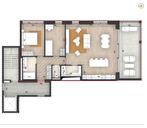 Appartement à vendre à Saint-Maur, 2 chambres, Immo, 85 kWh/m²/an, 2 pièces, 82 m², Appartement