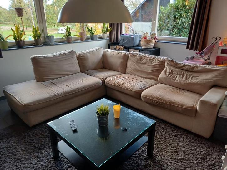 Hoekzetel, Huis en Inrichting, Zetels | Complete zithoeken, Gebruikt, Stof, Ophalen