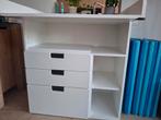 Luiertafel ikea. omvormbaar tot bureau. 3 lades, Ophalen, Gebruikt