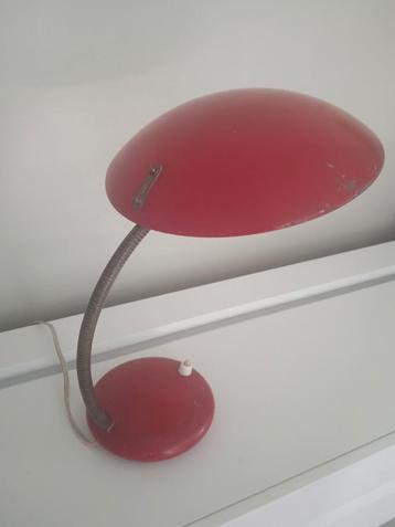 Louis Kalff lookalike Lampe de bureau UFO Red as Red can b