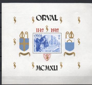 Année 1942 : BL24 * - PR59 * - Première Orval - émission pri beschikbaar voor biedingen