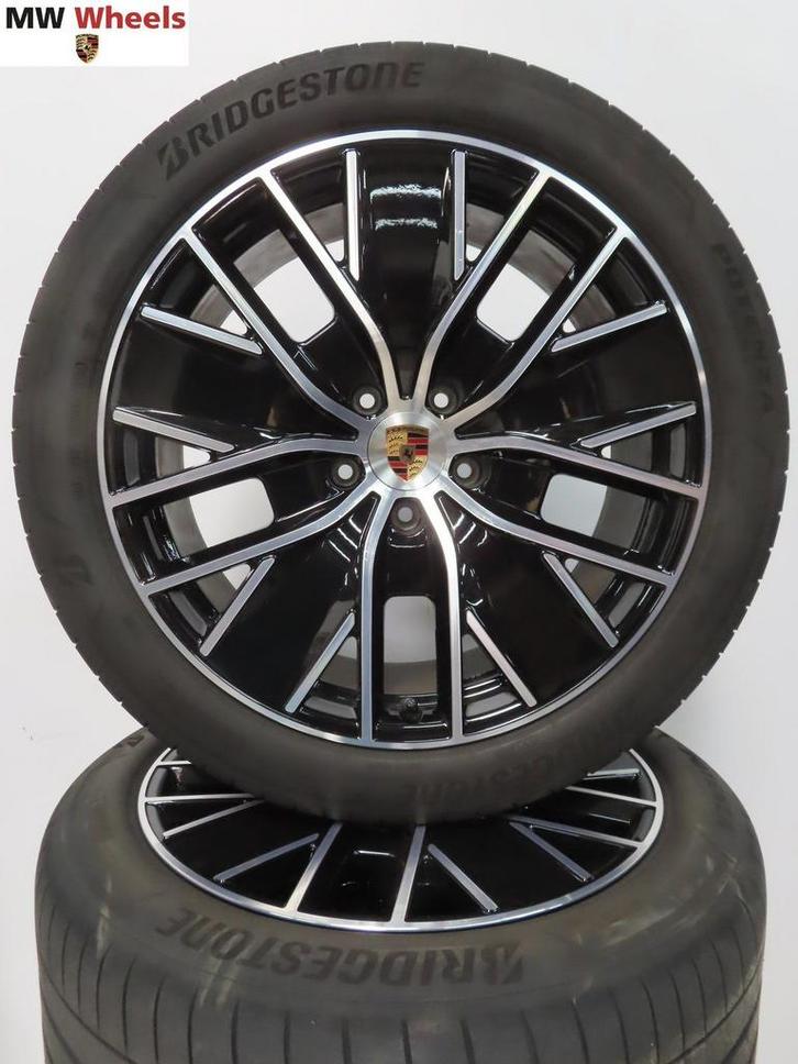 Originele Porsche Macan EV 21 inch velgen met zomerbanden, Auto-onderdelen, Banden en Velgen, Banden en Velgen, Zomerbanden, 21 inch