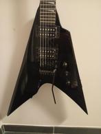 zwarte metal gitaar met versterker, Ophalen, Nieuw, Gitaar