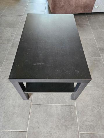 Gratis zwarte salontafel, Huis en Inrichting, Tafels | Salontafels, Ophalen, Gebruikt