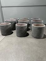 Lot potten voor binnen of buiten, Tuin en Terras, Ophalen, Nieuw, Beton, Tuin