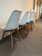 4 stoelen mee te nemen - GRATIS - Vandaag af te halen, Huis en Inrichting, Ophalen, Gebruikt, Wit, Vier