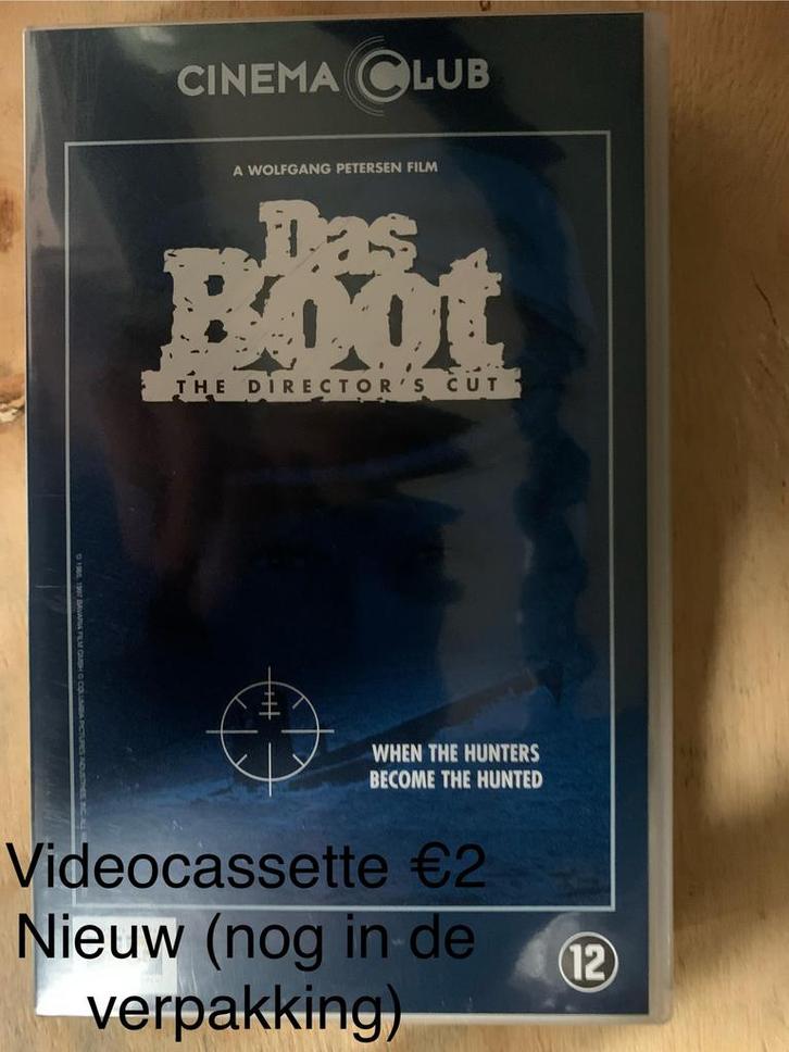 "DAS BOOT" - videocassette. Nieuw in verpakking., Cd's en Dvd's, VHS | Film, Ophalen