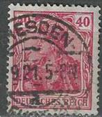 Allemagne 1920/1922 - Yvert 123 - Germania 40 p. (ST), Envoi, Affranchi