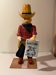 Oude Kuifje pop, Verzamelen, Stripfiguren, Gebruikt, Beeldje of Figuurtje, Kuifje, Ophalen of Verzenden