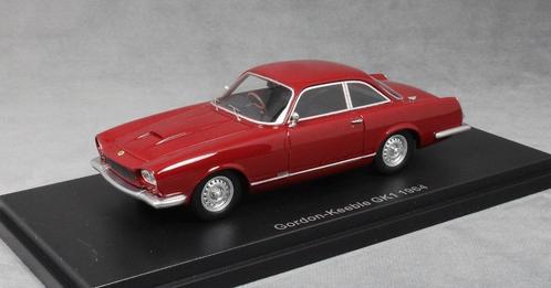1:43 BoS Models 43775 Gordon Keeble gk1 1964 donkerrood, Hobby en Vrije tijd, Modelauto's | 1:43, Zo goed als nieuw, Auto, Ophalen of Verzenden