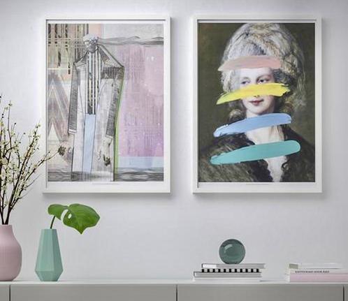 IKEA pjatteryd 2 stuks in pak gloednieuw, Huis en Inrichting, Woonaccessoires | Schilderijen, Tekeningen en Foto's, Nieuw, Ophalen of Verzenden