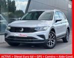 VW Tiguan 2.0 TDI SCR actief 31.000 km! Garantie+LED/TV-sche, Testrit aan huis, Euro 6, Bedrijf, Diesel