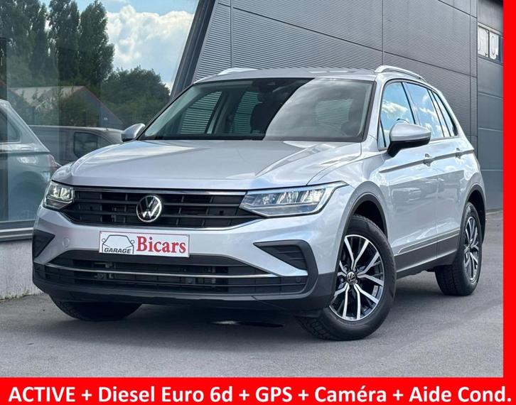 VW Tiguan 2.0 TDI SCR actief 31.000 km! Garantie+LED/TV-sche, Auto's, Volkswagen, Bedrijf, Tiguan, ABS, Achteruitrijcamera, Adaptieve lichten