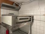 Professionele gas pizzaoven 6x Ø34 cm + rvs-tafel + afzuigka, Zakelijke goederen, Horeca | Keukenapparatuur, Ophalen, Gebruikt