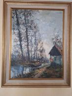 Peinture maison au bord du canal, Enlèvement