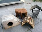 Knaagdierhuisjes + hooiruif, Dieren en Toebehoren, Gebruikt, Minder dan 75 cm, Hamster, Hok
