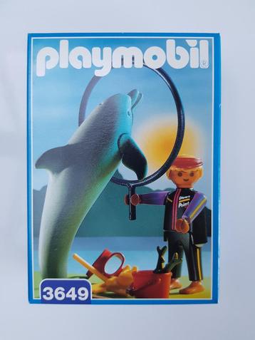 Playmobil 3649 dolfijn met trainer sealed 1993 V1 beschikbaar voor biedingen