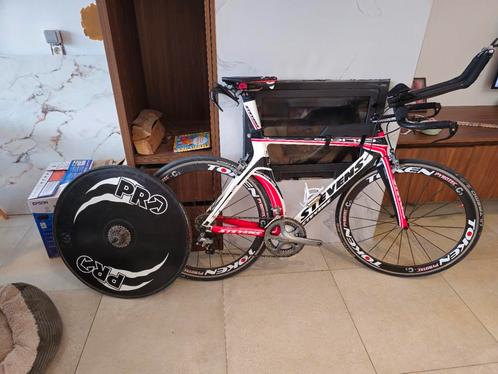 stevens crono tt triathlonfiets, Fietsen en Brommers, Fietsen | Racefietsen, Gebruikt, Heren, Overige merken, 10 tot 15 versnellingen