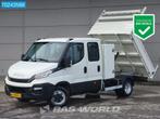 Iveco Daily 35C12 Kipper met Kist Dubbel Cabine Euro6 3500kg, Autos, Camionnettes & Utilitaires, 120 ch, 3500 kg, Tissu, Iveco