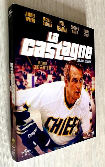 SLAP SHOT(Cultfilm in HD) BLURAY + DVD / Staat Als Nieuw beschikbaar voor biedingen