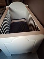 Wit stevig kinderbed in  perfecte staat met matras en topper, Ophalen, Zo goed als nieuw, Minder dan 140 cm, Matras