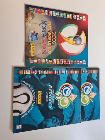 Panini fifa world cup 2002 en 2006 beschikbaar voor biedingen