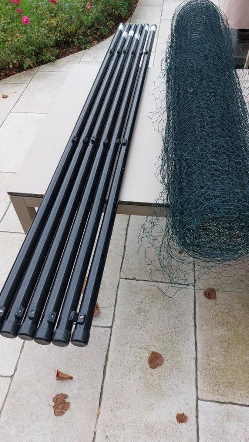 kippengaas en afrasteringspalen, Tuin en Terras, Gaas en Draad, Zo goed als nieuw, Gaas, 10 tot 20 meter, Ophalen
