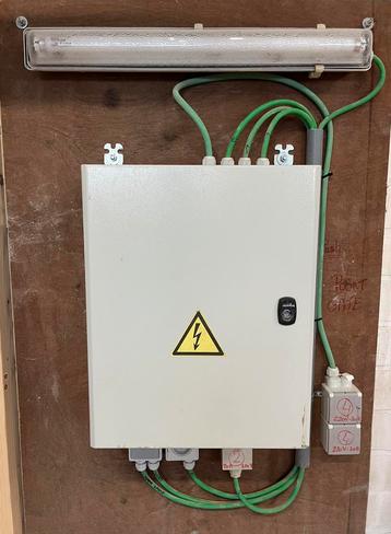 Werfkast Electriciteit incl. verlichting beschikbaar voor biedingen