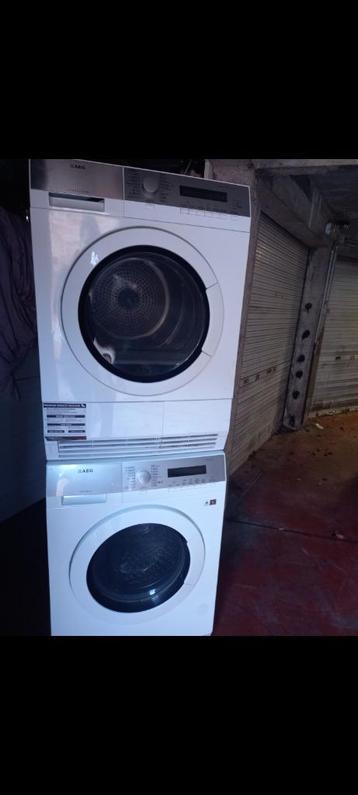 Machine à laver AEG 8kg A +++ 1600trs. Sèche linge AEG pompe, Electroménager, Enlèvement, Comme neuf