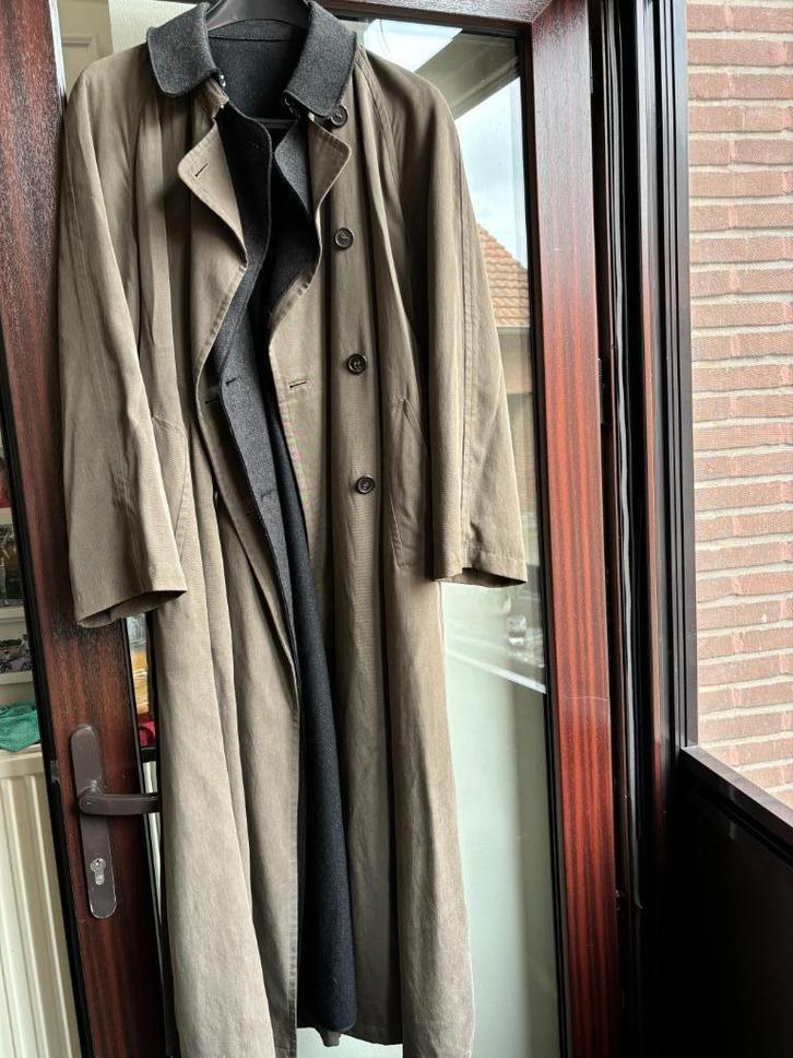 vintage jaren '90 Italiaanse regenjas Allegri, Kleding | Dames, Jassen | Winter, Zo goed als nieuw, Maat 42/44 (L), Groen, Ophalen of Verzenden