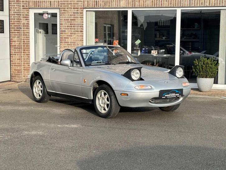 Mazda MX-5 1.6i NA / Bijna oldtimer / 175000km, Auto's, Mazda, Bedrijf, Te koop, MX-5, Elektrische ramen, Lederen bekleding, Lichtmetalen velgen