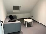 Klippan zetel + twee x voetbank  + tv kast + salon tafel
