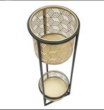 Double Vase Mauro Ferretti, Maison & Meubles, Enlèvement, Noir, Autres matériaux, 75 cm ou plus