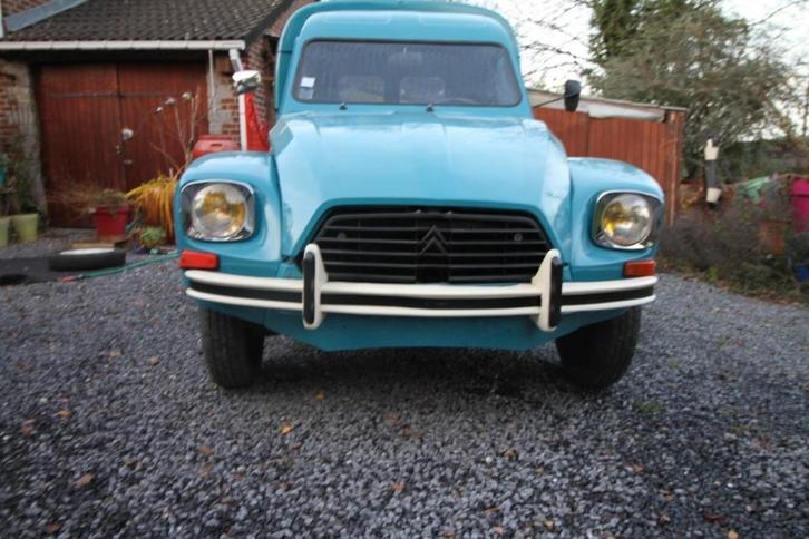 oldtimer, Auto's, Oldtimers, Particulier, 4x4, Citroën, Benzine, Overige carrosserie, Handgeschakeld, Blauw, Zwart, Kunstmatig leder