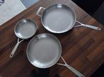 Demeyere pannen set, Huis en Inrichting, Ophalen, Overige materialen, Inductieplaat, Pannenset