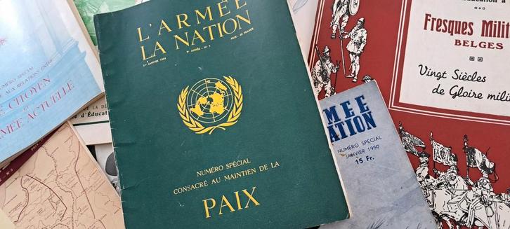 Tijdschriften l´armee la nation, Verzamelen, Militaria | Algemeen, Ophalen of Verzenden