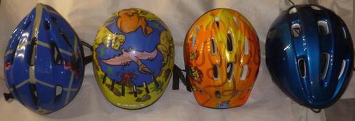 Lot 4 casques ski/snowboard/roller/vélo enfant & ado, Fietsen en Brommers, Fietsaccessoires | Fietshelmen, Overige maten, Ophalen