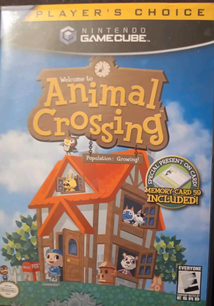 Nintendo Gamecube game: Animal Crossing met memorycard., Games en Spelcomputers, Games | Nintendo GameCube, Zo goed als nieuw