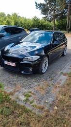 BMW 5 serie F11 520d 2013 M pack, Auto's, Automaat, Achterwielaandrijving, Blauw, Leder